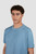 GARMENT DYED LIGHT JERSEY COTTON T-SHIRT-CADET BLUE