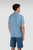 GARMENT DYED LIGHT JERSEY COTTON T-SHIRT-CADET BLUE