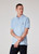 ZEBRA POLO SHIRT-LIGHT BLUE