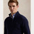 WOOL ¼ ZIP SWEATER-NAVY