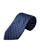 PIN-DOT TIE-NAVY