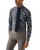 FLORAL PRINT SHIRT-DARK BLUE