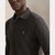 LONG SLEEVE BASIC MESH POLO-CHARCOAL