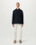 BELSTAFF LONG SLEEVED POLO-NAVY