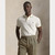TIPPED MESH POLOSHIRT-CREAM