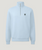 QUARTER ZIP SWEATSHIRT-SKY BLUE
