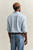 Back view of GANT Sky Blue Linen Blend Shirt