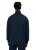 Back of Sandbanks Navy Interlock Quarter Zip