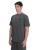Side view Sandbanks Slate Mineral Wash T-shirt