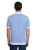 3-BUTTON KNITTED POLO SHIRT-DUSTY BLUE