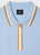 ZIP POLO SHIRT-LIGHT BLUE
