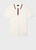 ZIP POLO SHIRT-WHITE