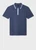 ZIP POLO SHIRT-DARK BLUE