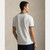 TIPPED MESH T-SHIRT-WHITE