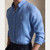 CUSTOM FIT LINEN SHIRT-LIGHT BLUE
