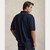RELAXED FIT COTTON MESH SHIRT-NAVY
