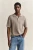 COTTON TEXTURE POLO-TAUPE