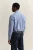 REG POPLIN GINGHAM SHIRT-BLUE