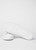 LEATHER BECK TRAINERS WITH SIGNATURE STRIPE HEEL-WHITE