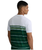 ENGINEERED MULTI COLOUR STRIPE-WHITE/GREEN