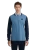 LS COLOUR BLOCK POLO-TEAL
