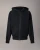 YUL ZIP UP HOODIE-BLACK