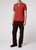 COTTON BLEND POLOSHIRT-RED
