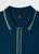 CONTRAST TIPPING ZIP POLO-BLUE