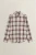 CHECKED POPLIN SHIRT-DEEP GRAPE WINE