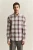 CHECKED POPLIN SHIRT-DEEP GRAPE WINE