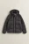 FLANNEL DOWN JACKET-BLACK/GREY
