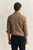 SUPERFINE LAMBSWOOL POLO-LIGHT BROWN
