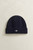 UNISEX. SHIELD WOOL BEANIE-NAVY