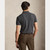 STRETCH MESH POLO-CHARCOAL