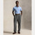 STRETCH MESH POLO-CHAMBRAY