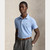 STRETCH MESH POLO-CHAMBRAY
