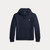DOUBLE KNIT PULLOVER HOODIE-NAVY