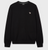 ZEBRA BADGE SWEATER-BLACK