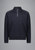 `	WOOL HALF ZIP SWEATER-133-NAVY
