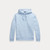 BIG PONY LOOPBACK FLEECE HOODIE-LIGHT BLUE