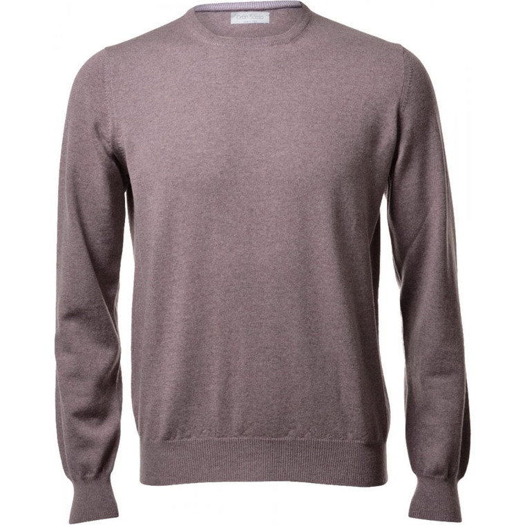 CREW NECK-TAUPE