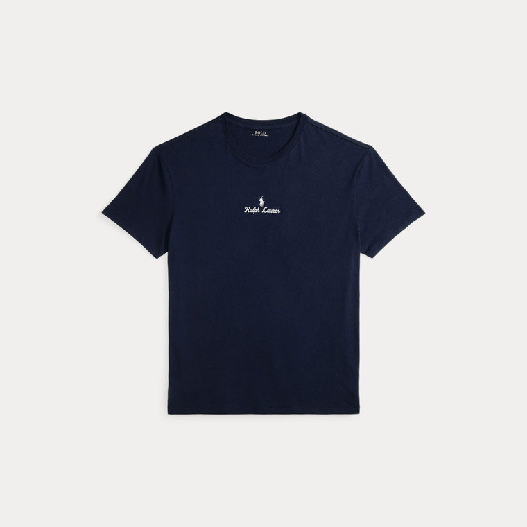 LOGO JERSEY T-SHIRT-NAVY