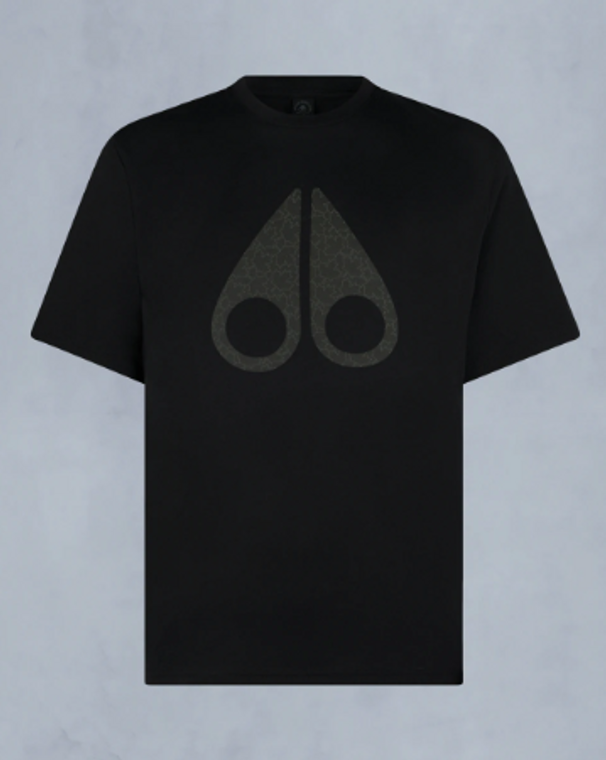 Chamblee leaf tee-BLACK