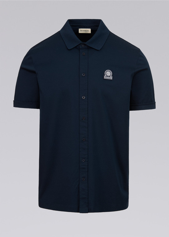 INTERLOCK SHIRT-NAVY