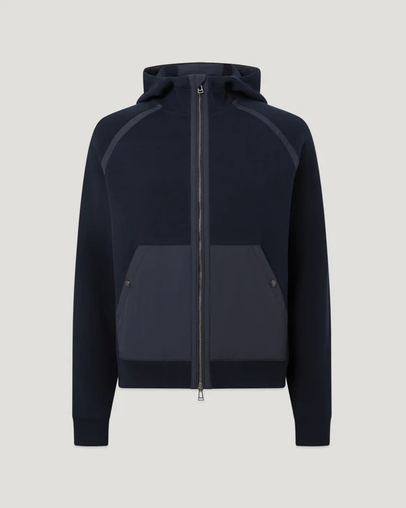 VIEW HOODED FULL ZIP-NAVY