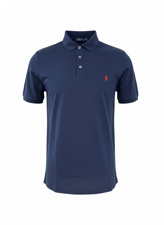 SLIM FIT STRETCH MESH- NAVY