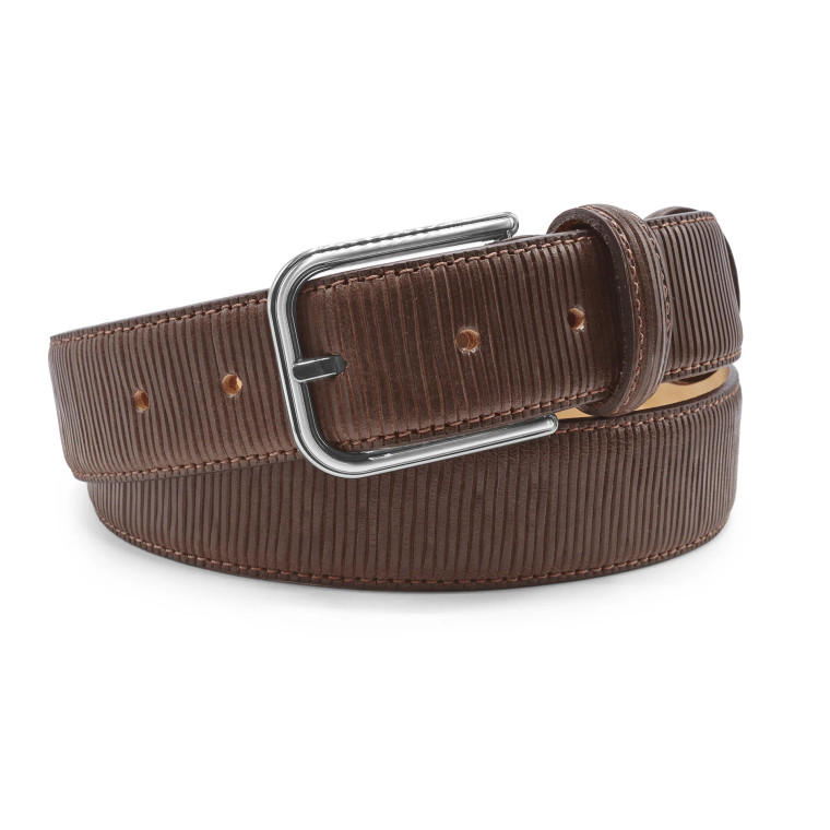 Lomu cut detail belt-BROWN