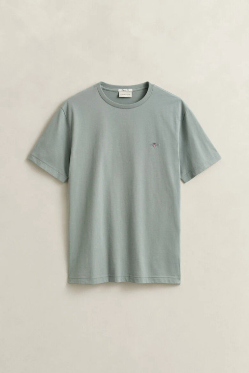 Ceramic Grey Shield Logo GANT T-shirt