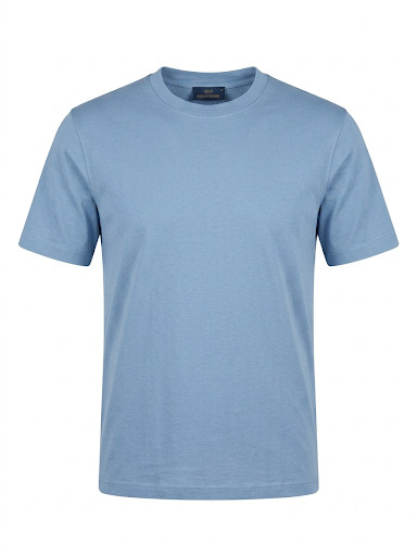 GARMENT DYED T-SHIRT-INDIGO