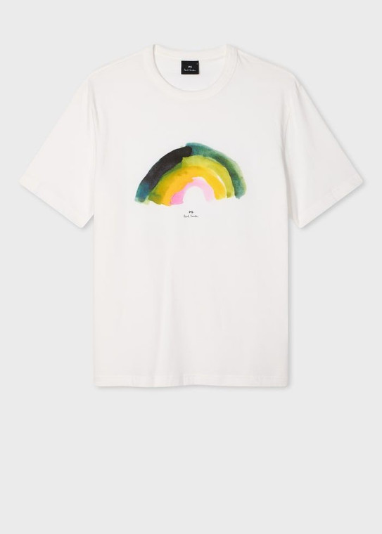 RAINBOW T-SHIRT-WHITE